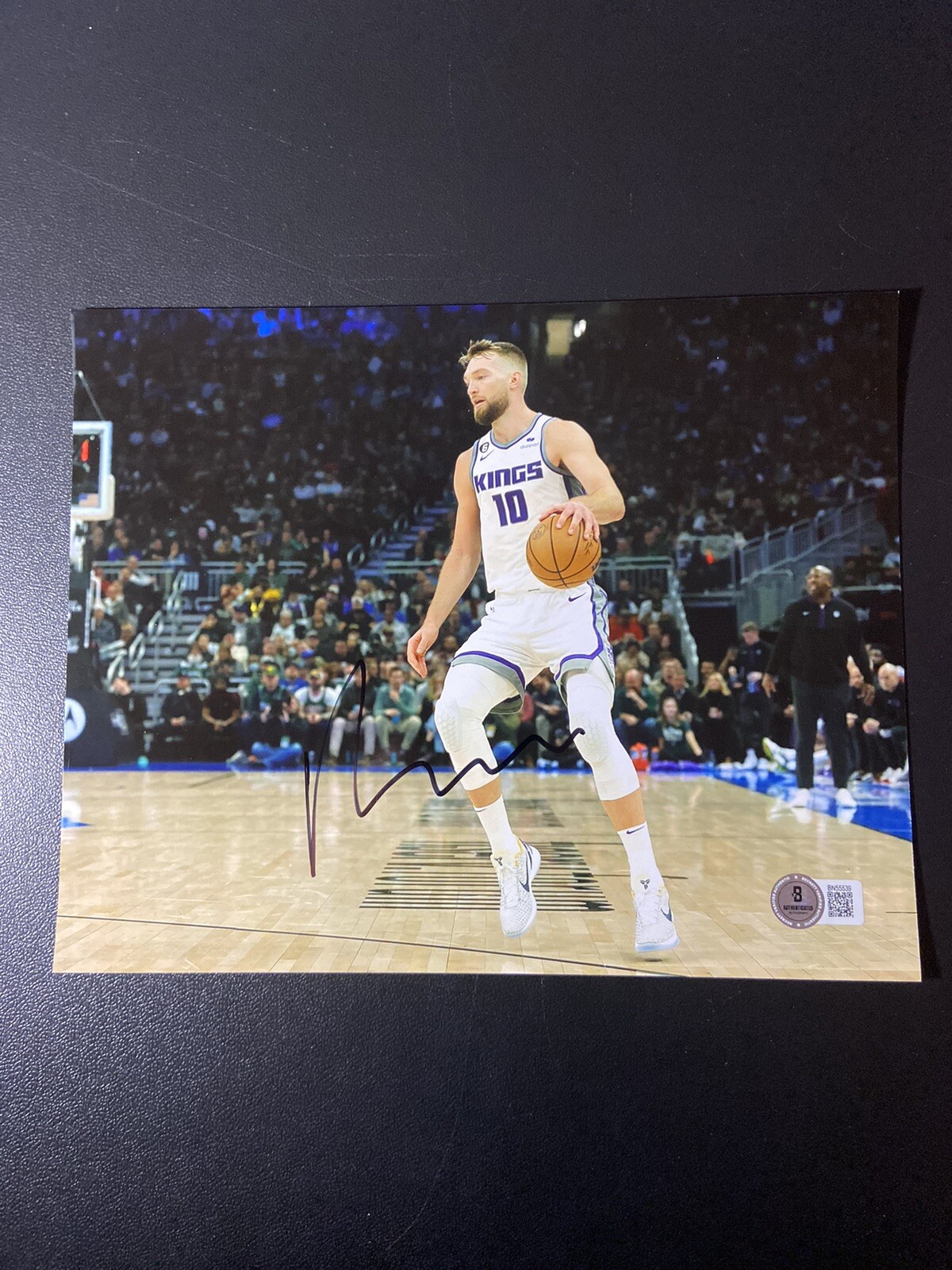 Domantas Sabonis Autographed Signed 8x10 Photo Sacramento Kings Autograph Hot Rare Beckett 