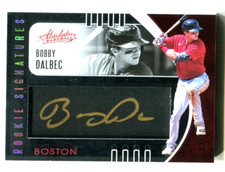 2021 Absolute Rookie Material Signatures Gold #145 Bobby Dalbec 2/10 A48 036