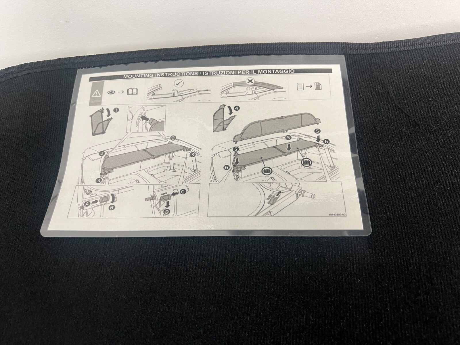 GENUINE FERRARI PART  WIND BREAKER KIT For Ferrari California, California T