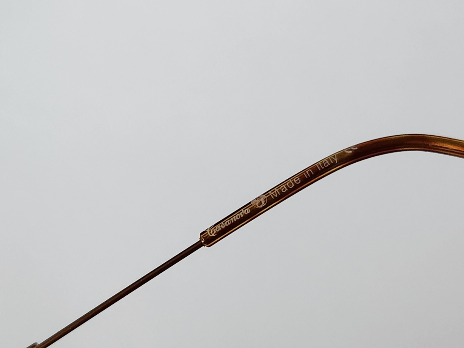 Casanova LC 45 03, Vintage 90s unique victorian small oval eyeglasses frames NOS