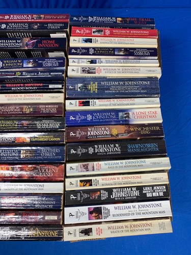 WILLIAM W. JOHNSTONE WESTERN PAPERBACKS ESTATE LOT OF 105 BOOKS - FREE SHIPPING - Bild 8 von 15