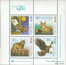 Portugal block30 mint/MNH 1980 Animals out