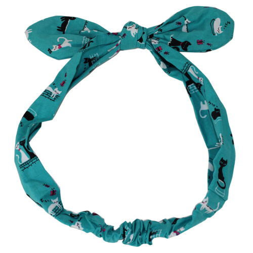Banned Vintage Rockabilly Haarband Stirnband Haarreif - Mirielle Katzen - Bild 2 von 2