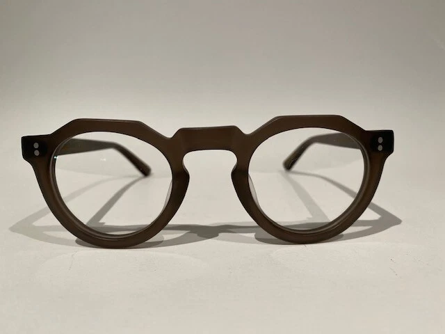 Lesca Lunetier Pica eyeglass frames in Grey Matt / new with case