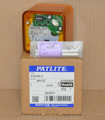PATLITE KUS-EA-Y 24V DC Signalgeberlicht NEU OVP