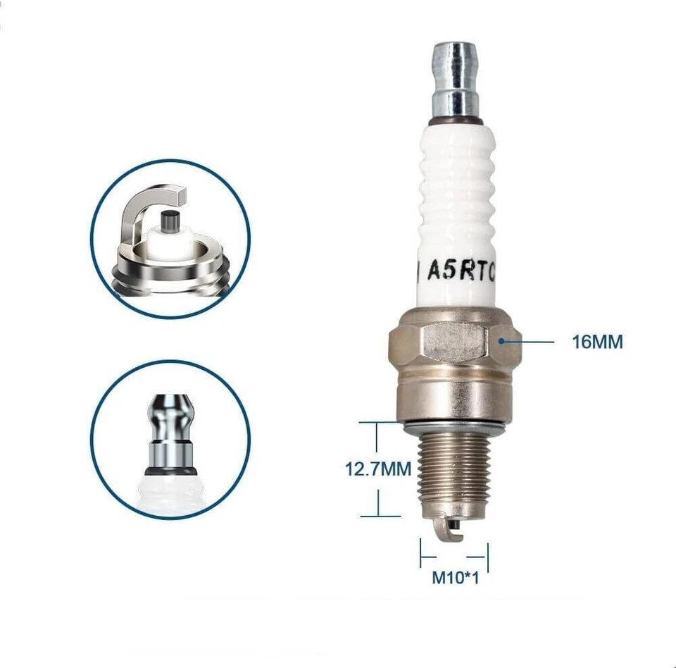 MARKENLOS Zündkerze passend für Honda Motor GX100 GXR120 Stampfer Version