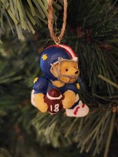 Christmas Ornament Teddy Bear 18 American Football Bear Hanging Decoration