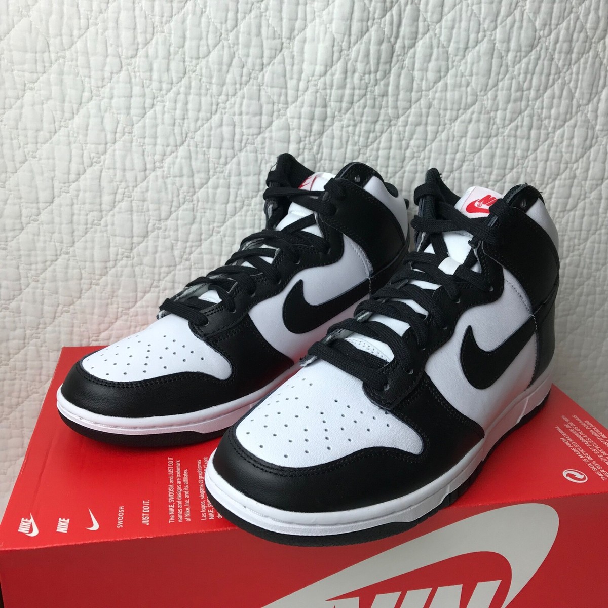 Nike Dunk High Shoes Women's SZ 9.5 Panda White/Black DD1869-103