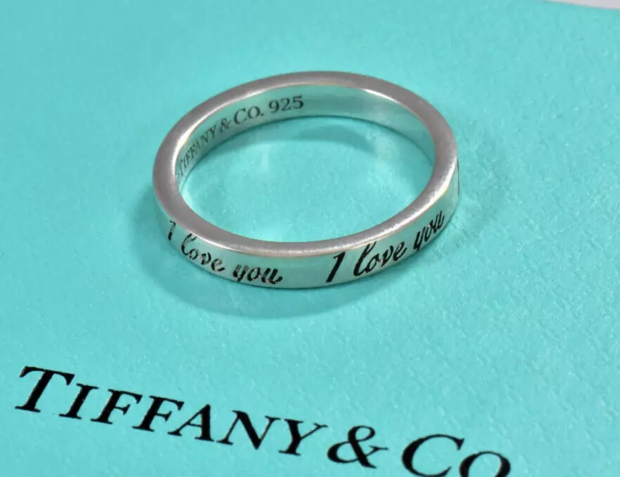Tiffany love notes ring deals