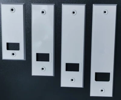 SELVE Blende Abdeckung für Gurtwickler Rollladen Abdeckplatte Verblendung Farbe weiß