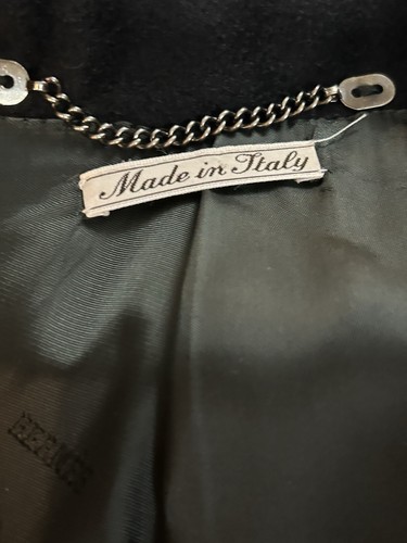 Cappotto Hermes in cashmere nero da uomo taglia 54 leggermente indossato - Foto 9 di 16
