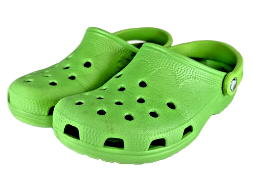 CROCS Classic Sandals Clogs Green M 4-5 / W 6-7 Original Style - Comfortable