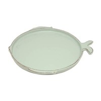 Kuchenteller, Salatteller Marina Fisch D. 21Cm Blau Aqua Keramik Virginia Casa
