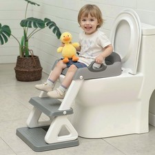 Potty Training Toilet Seat with Step Stool Ladder for Boys and Girls, 2 in 1 ...