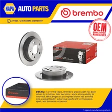 2x Brake Discs Pair Solid fits MINI ONE F55, F56 1.5 Rear 2017 on B38A15A 259mm