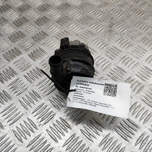 Volkswagen Passat Variante B8 3G Hilfswasserpumpe 04L965567 1.4 Hybrid 115 kW