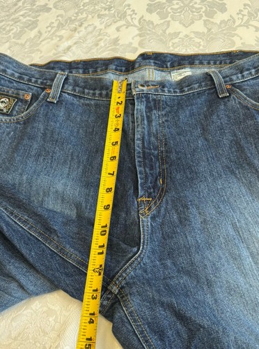 Cinch Men’s 42x33 Loose Fit Black Label Dark Stone Blue Jeans Relaxed Fit - Picture 6 of 8