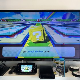 Nintendo Wii U Console W.Game Gamepad Console & Leads TESTED FREE TRACKED POST