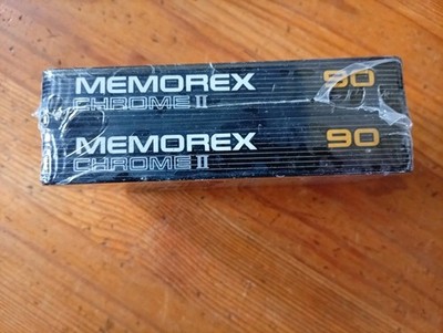 MEMOREX CHROME II SUPER CRO2  HIGH BIAS 90 TAPE MC DOUBLEPACK NEU/OVP SEALED