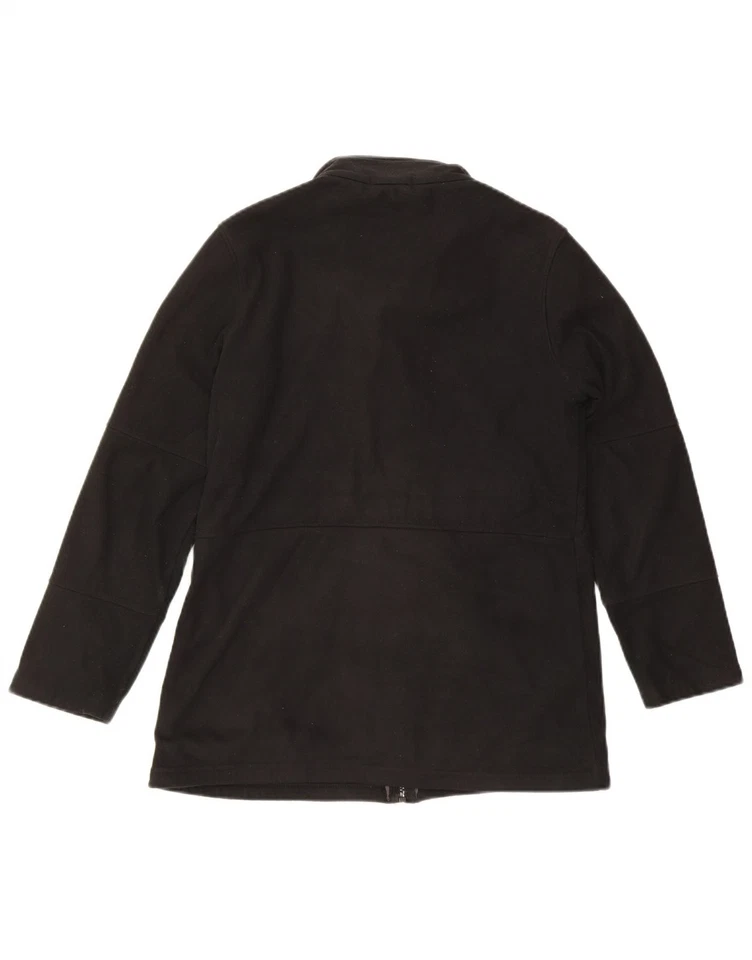 MARKS & SPENCER Womens Fleece Jacket UK 12 Medium Black Polyester CH05 - Image 2 of 3