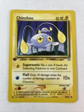 Pokémon Chinchou 55/111 1st Edition Neo Genesis Regular Common Vintage 2000