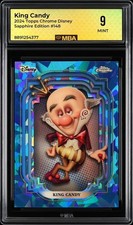 2024 Topps Chrome Disney Sapphire Edition: #148 King Candy MBA 9 MINT