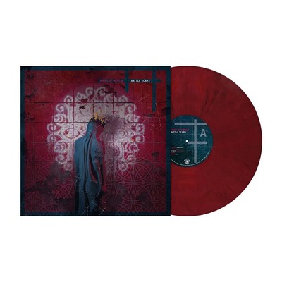 KINGS OF MERCIA - Battle Scars [''FIERY AFTERMATH'' RED OPAQUE/WHITE/BLACK 