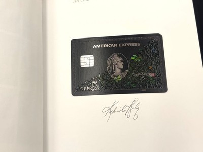 AMEX Centurion Card Samples 3 Types Black Card Collector's Edition Japan