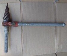 Ridgid No. 2-S spiral reamer, rusty, handle about 18 inches