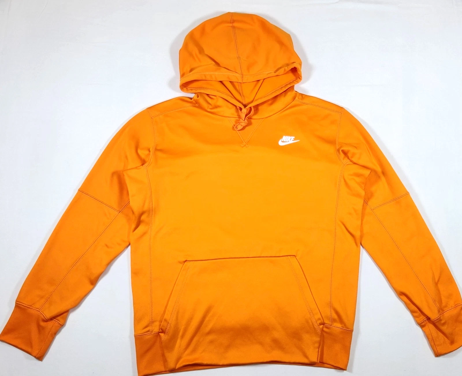Nike Men's Therma-FIT Orange Pullover Hoodie - M