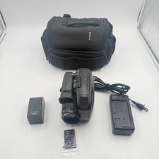Panasonic Palmcorder IQ VHS-C Camcorder PV-IQ403D With Case  Battery Black