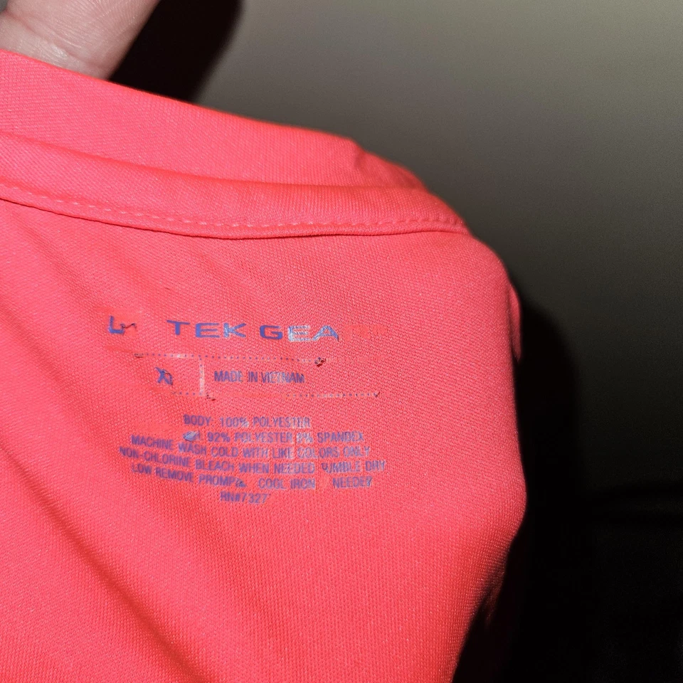 Tek Gear Shirt Womens XL Performance Athletic Active Mesh Panels Workout Gym Top - Image 2 of 4