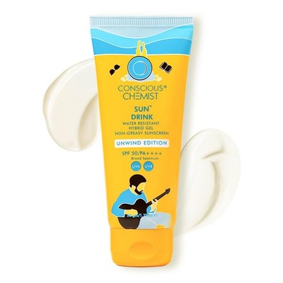 Conscious Chemist  Sun Drink Hybrid SPF 50 PA++++ Sunscreen Unwind Edition | ...