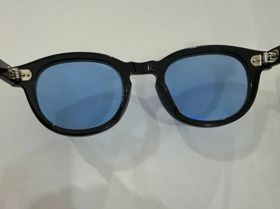 MOSCOT Lemtosh Nero Occhiali Da Sole Lente Blu Taglia MEDIUM 46 - Image 2 of 4