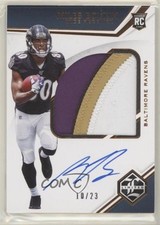 2019 Panini Limited Bronze Spotlight 10/23 Miles Boykin #171 Patch Auto 0gg