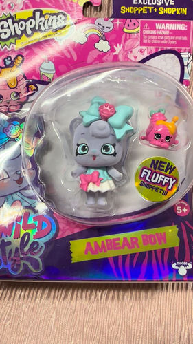 B6 Shopkins Wild Style Ambear Bow Shoppet und Honigtöpfe leicht beschädigt - Video 1 von 1