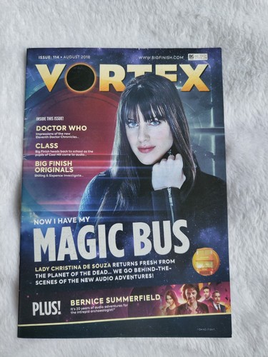 Vortex Magazine Issue 114 (Aug 2018). Doctor Who. Big Finish. Lady Christina. - Picture 1 of 2