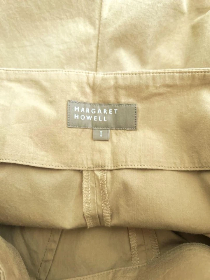 Pantaloni larghi Margaret Howell in cotone beige S - Immagine 3 di 4