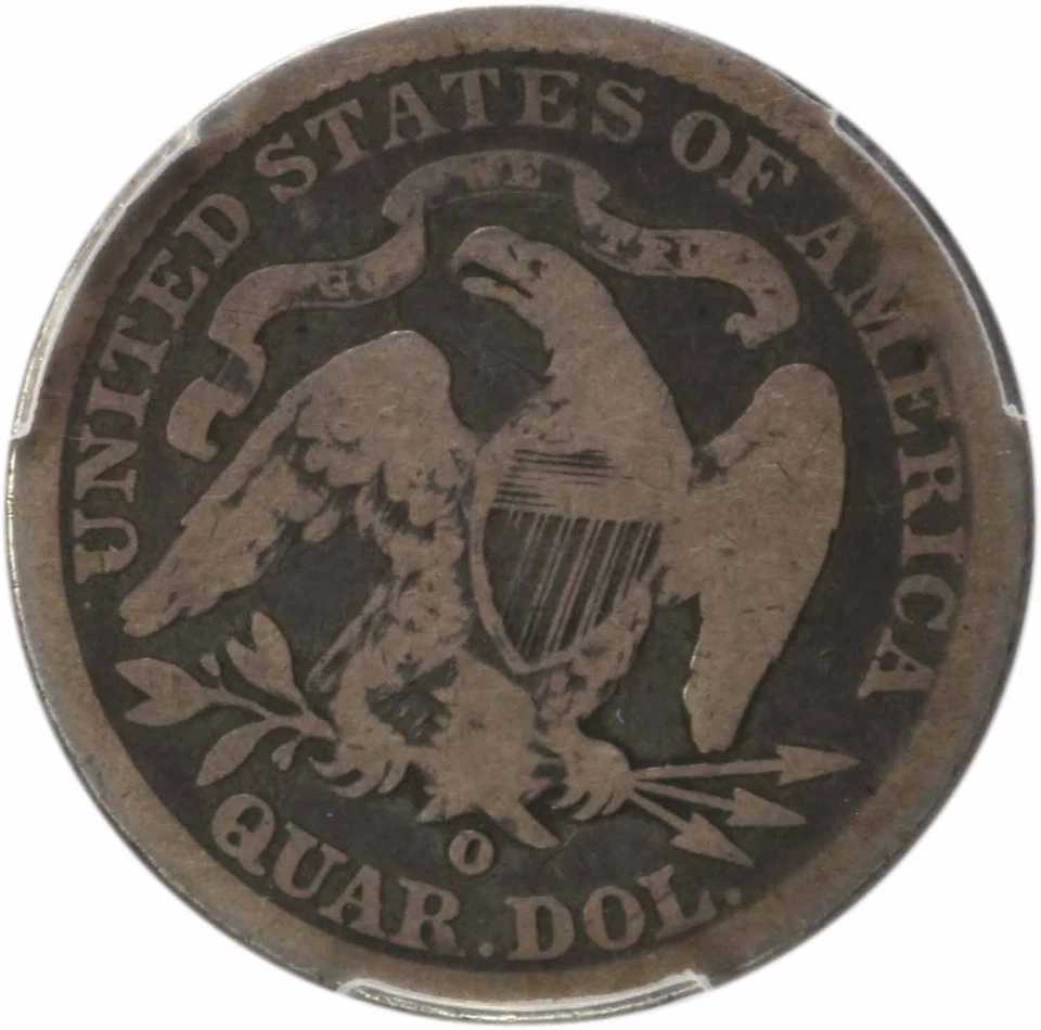 1891-O Liberty Seated Silver Quarter VG10 PCGS - Image 4 of 4