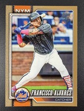 Topps 2026 Series 1 Francisco Alvarez Gold Serial #337 Mets /2026