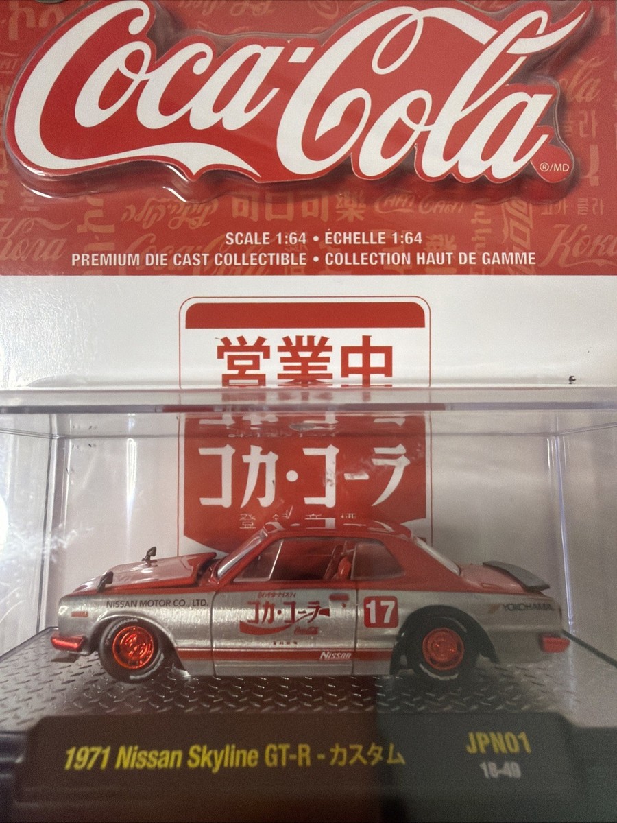 M2 Machines 1971 Nissan Skyline GT-R Coca-Cola Chase 250pcs JPN01