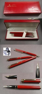 Sheaffer Targa Slim Füllfederhalter, Kugelschreiber, Bleistift imperial red 80s