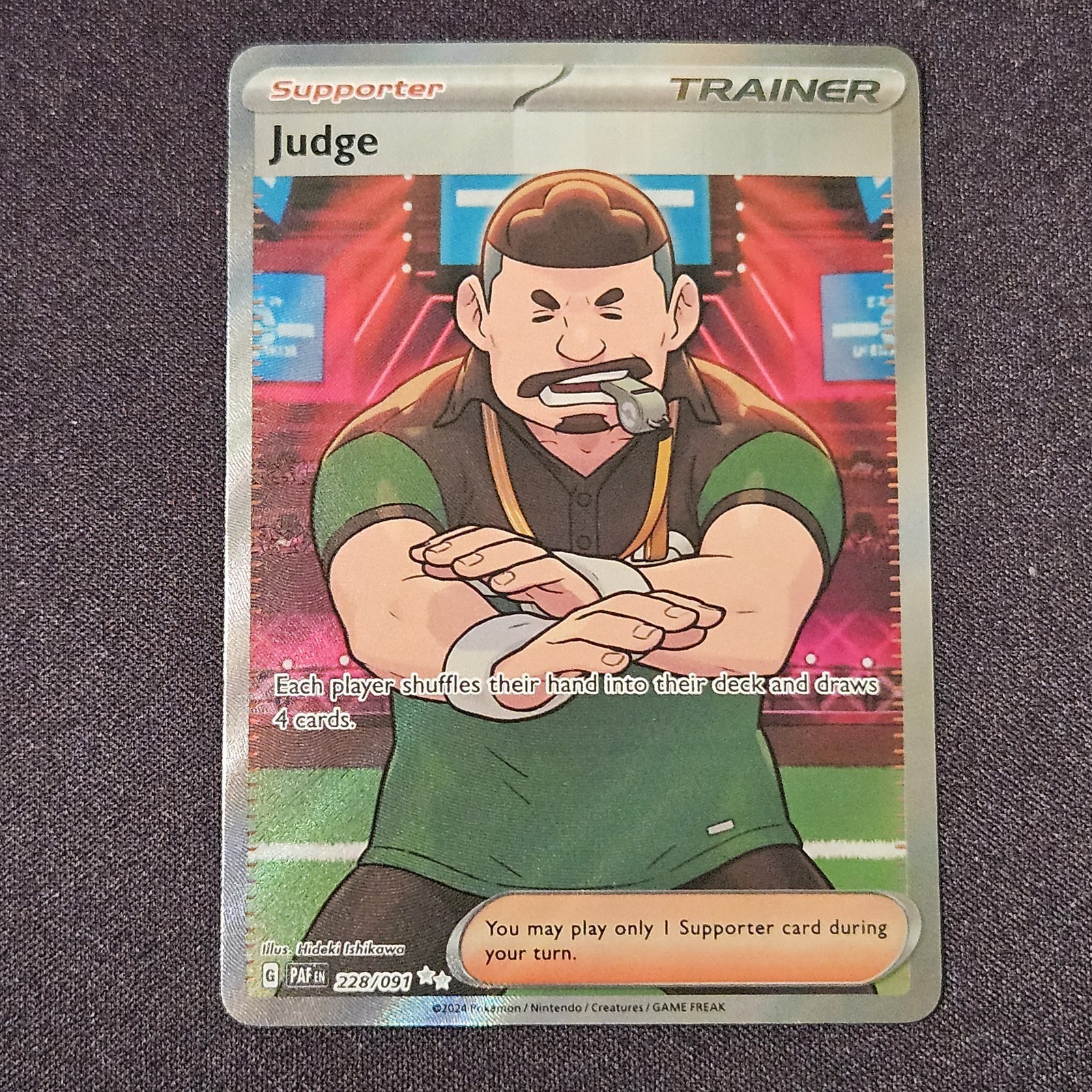 Judge - Ultra Rare - SV: Paldean Fates #228/091 - NM