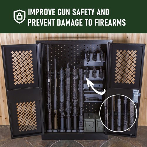 Adoreal Magnetic Rifle Rack, Durable Rubber Gun Rack for Storage, Black - Afbeelding 3 van 8