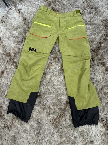 Pantaloni da snowboard/sci HH helly hansen 2XL verde velluto a coste impermeabili - Foto 1 di 5