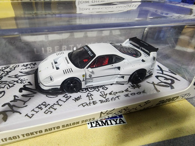 Inno64 1/64 Liberty Walk LB F40 Tokyo Auto Salon Rare White Dot