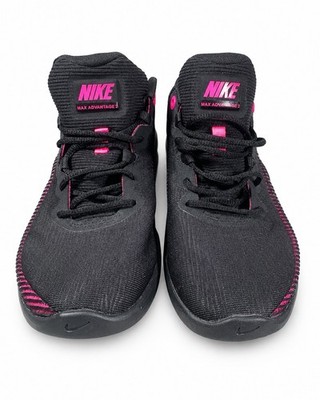 Nike Air Max Advantage 2 Womens 7 Black Pink Sneakers AA7407-003 New
