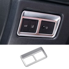 Cubierta de interruptor de puerta trasera plateada mate para Range Rover L405 2013-2017