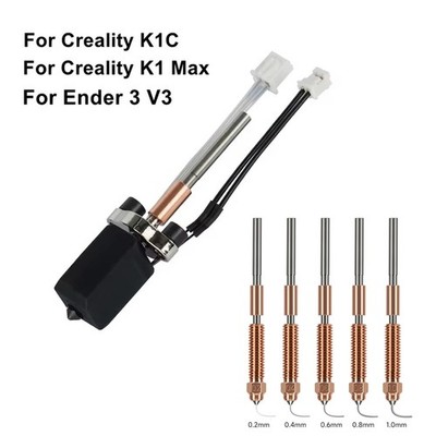 Upgrade Hotend Kits For Creality K1C/K1 Max/Ender 3 V3 Nozzle 3D Printer Parts