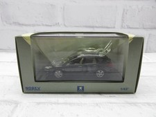 Miniature Car 1/43 Peugeot 407SW Black Noir Obsidien Dealer Licensed Model Car